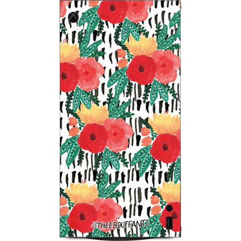 Bouffants and Broken Hearts Bouquets Print 3 XBox Series X Digital Edition Console Skin